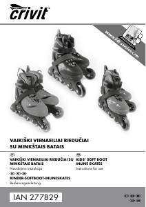 Vadovas Crivit IAN 277829 Pačiūžos su ratukais