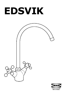 Manual IKEA EDSVIK Robinet