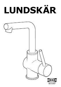 Посібник IKEA LUNDSKAR Кран