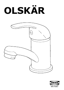 Посібник IKEA OLSKAR Кран
