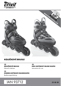 Manuál Crivit IAN 93712 Inline brusle