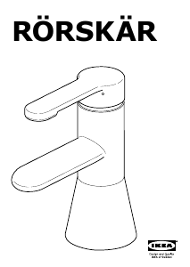 Bruksanvisning IKEA RORSKAR Blandare