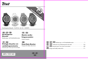 Mode d’emploi Crivit IAN 103142 Montre sport