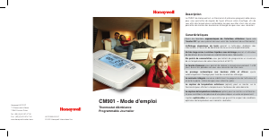 Mode d’emploi Honeywell CM901 Thermostat