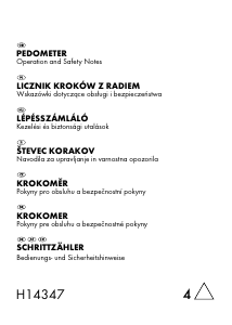 Használati útmutató Crivit IAN 56018 Lépésszámláló