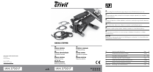 Priročnik Crivit IAN 270017 Steper