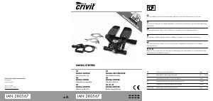 Priročnik Crivit IAN 280567 Steper