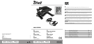 Priročnik Crivit IAN 327402 Steper