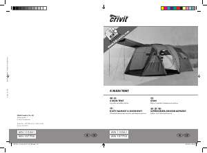 Manual Crivit IAN 107705 Tent