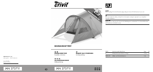 Instrukcja Crivit IAN 273711 Namiot