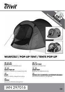 Handleiding Crivit IAN 297016 Tent