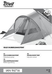 Handleiding Crivit IAN 96716 Tent