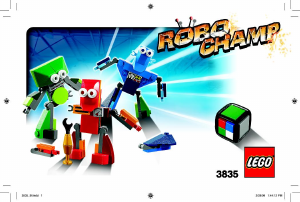 Bedienungsanleitung Lego set 3835 Games Robo Champ