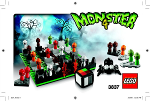 Bedienungsanleitung Lego set 3837 Games Monster 4