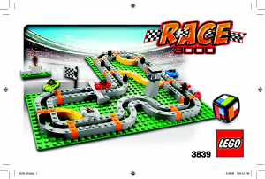 Manual Lego set 3839 Games Race 3000