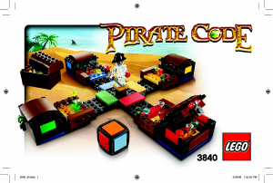 Bruksanvisning Lego set 3840 Games Pirate Code