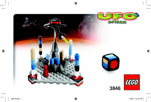 Manual Lego set 3846 Games UFO attack