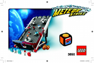 Manuale Lego set 3850 Games Meteor strike