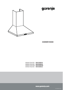 Bruksanvisning Gorenje WHC629E4W Köksfläkt