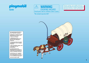 Mode d’emploi Playmobil set 5248 Western Chariot avec cow-boys et bandits