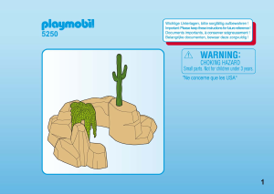 Mode d’emploi Playmobil set 5250 Western Repaire des hors-la-loi