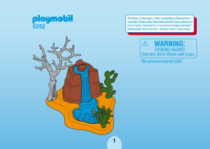 Manuale Playmobil set 5252 Western Piccoli indiani alla caverna dell'orso