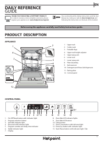 Manual Hotpoint HIO 3T241 WFEGT UK Dishwasher