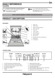 Manual Hotpoint HFC 3C26 WC X UK Dishwasher