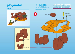 Hướng dẫn sử dụng Playmobil set 6428 Western Mỏ vàng