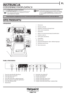 Instrukcja Hotpoint-Ariston HSIO 3T235 WCE Zmywarka
