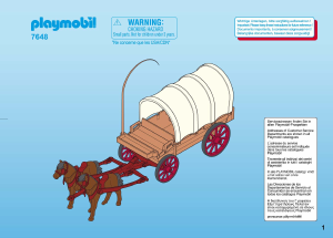 Mode d’emploi Playmobil set 7648 Western Chariot