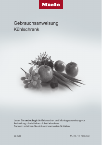 Bedienungsanleitung Miele K 7773 D Kühlschrank