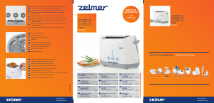 Manual Zelmer ZTS1613S Toaster
