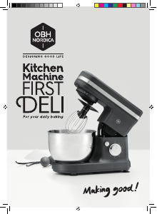 Handleiding OBH Nordica 6800 First Deli Standmixer