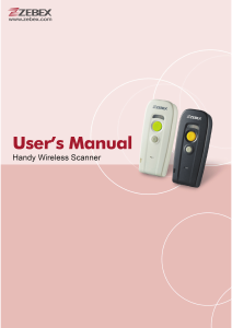 Manual ZEBEX Z-3250 Barcode Scanner