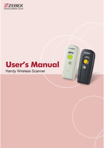 Handleiding ZEBEX Z-3251 Barcode scanner