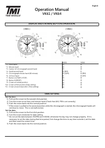 Manual TMI VK64 Watch