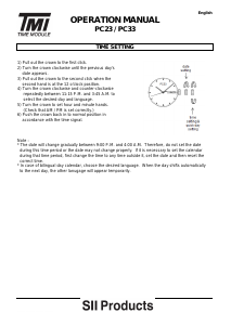 Manual TMI PC33 Watch