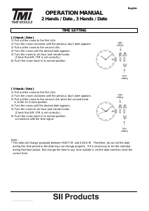 Handleiding TMI VJ12 Horloge