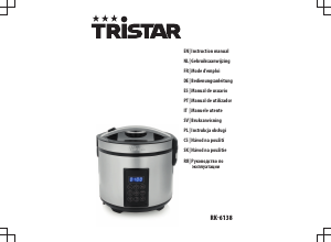 Manual Tristar RK-6138 Cozedor de arroz