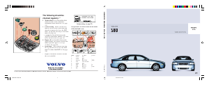 Mode d’emploi Volvo S80 (2004)