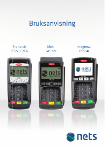Bruksanvisning Nets iPP350 Betalterminal