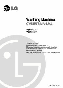 Manual LG WD-90150T Washing Machine