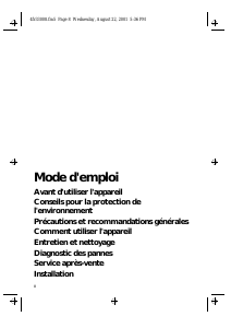 Mode d’emploi Bauknecht DDLE 3790 IN Hotte aspirante