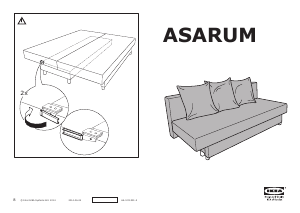 사용 설명서 이케아 ASARUM 낮 침대