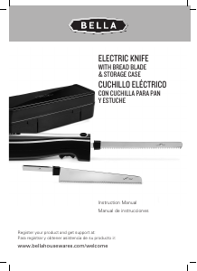 Manual de uso Bella 14463 Cuchillo eléctrico