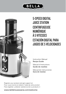 Manual de uso Bella 13990 Licuadora