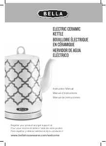 Manual de uso Bella 14152 Hervidor