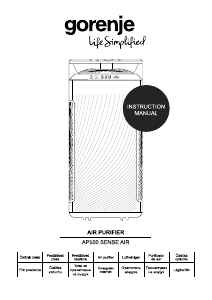 Handleiding Gorenje AP500 Sense Air Luchtreiniger