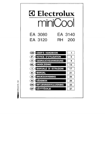 Handleiding Electrolux RH200D Koelkast